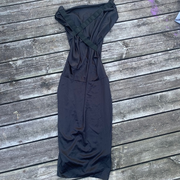 NWOT ASOS Bandage  Sleeveless Satin Dress with Cowl Back, Small (US 4) - Picture 1 of 9